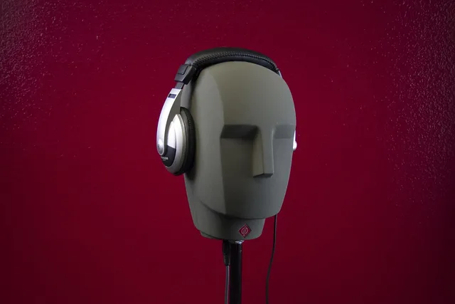 headphones, dummy, music, man, dj, technology, stereo, portable, mannequin, head, studio, headphones, headphones, headphones, headphones, headphones, music, mannequin. Deciding when a podcast creative result needs another test